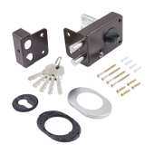 Замок накладной Омега ЗН-2 ЗАЗ (медь)