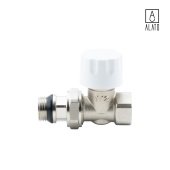 Клапан термостатический, прямой, 0402-1515, 1/2" (1/2")