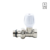 Клапан ручной терморегулирующий, прямой, 0404-1515, 1/2" (1/2")