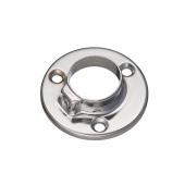 Фланец диаметр 25 мм сквозной, F25 (хром)