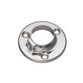 Фланец диаметр 25 мм сквозной, F25 (хром)