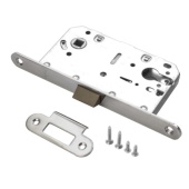 Замок под цилиндр RENZ LB 85 PL SN (никель матовый)