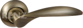 Ручка дверная RENZ 14-08 АВ "Росси" (бронза античная)