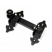 Щеколда малая Noez ЩМ-120-SL (черный матовый)