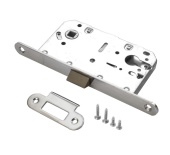 Замок врезной Renz, никель матовый  арт: B2B LB 85 pl SN