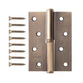 Петля врезная Apecs 100*70-В-Steel-AB-R