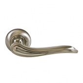 Ручка дв. Puerto, ник мат/ник бл AL 517-08 SN/NP