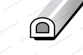 WINDOOR-54 (белый)  50м 12*10мм уплотнитель (6шт/уп)