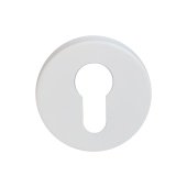 Накладка для ц/м СТАНДАРТ 0200 WHITE БЕЛАЯ INOX нержавеющая сталь (100,5)