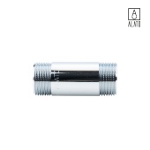 Удлинительный бочонок НР-НР, хромированный, 0126-2508, 1" х 80 мм (1" х 80 мм)