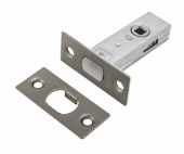 Межкомнатная задвижка RENZ L-BK 45 MBN (матовый черный никель)