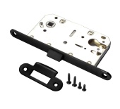 Замок врезной Renz, черный  арт: B2B LB 85 pl Black