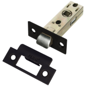 Межкомнатная защелка RENZ L 5-45 Black (черный)