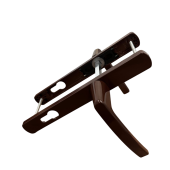 Ручки дверные алюминиевые на планке V1-85BR коричневый RAL 8017