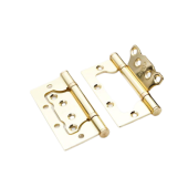 Петля накладная RENZ 100-2BB FH PB (латунь блестящая)