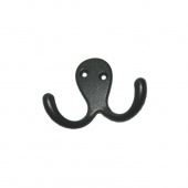 Крючок-вешалка №17 чёрный (50) мт