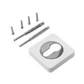 Накладка RENZ ET 02 SW/CP (супер белый/хром блестящий)