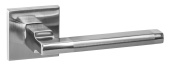 Ручка дв. PUERTO SLIM AL 514-03 SN/NP (никель матовый/никель блестящий)