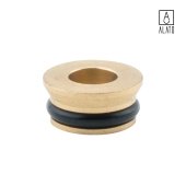 Адаптер «евроконус–плоскость» латунный, 0136-2020, 3/4" EK (3/4" EK)