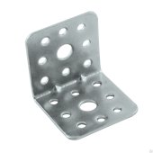 Уголок крепёжный усиленный 40*40*40*1,5 цинк (100) мт