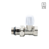 Клапан запорно-балансировочный, прямой, 0406-1515, 1/2" (1/2")