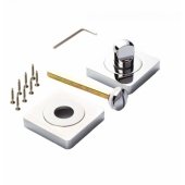 Завертка RENZ BK 02 SW/CP (супер белый/хром блестящий)