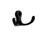 Крючок-вешалка №15 пол. чёрный (100) мт