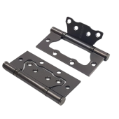 Петля накладная PUERTO 100-2S FH MBN (никель черный матовый)