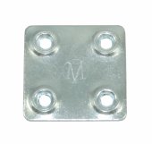 Пластина крепежная ПК 40*40*1,2 цинк (400) мт