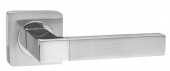 Ручка дверная RENZ 51-02 SC/CP "Милан" (хром матовый/хром блестящий)