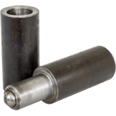 Петля гаражная с шаром 25*120 (впрессованный шар) 16