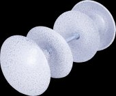 Ручка-кнопка П Антик б/серебро тип 1 х 30 У