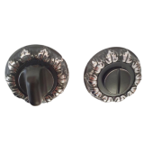 Завертка RENZ BK 10 B/CP (черный/хром блестящий) 