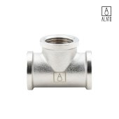 Тройник ВР-ВР-ВР, никелированный, 0111-2020, 3/4" (3/4")