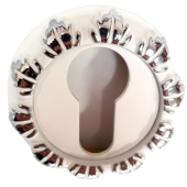 Накладка RENZ ET 10 SW/CP (супер белый/хром блестящий)