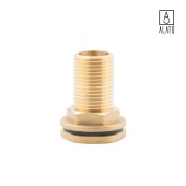 Врезка для резервуара латунная, 0138-2020, 3/4" (3/4")