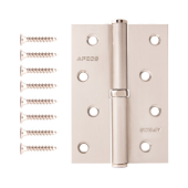 Петля врезная Apecs 100*70-В-Steel-NIS-L