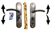 Ручки на китайскую дверь Master Lock ML-200 - L Ellipse Boadean