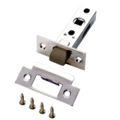 Защелка межкомнатная RENZ L5-45 plastic SN (матовый никель)