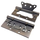 Петля накладная RENZ 100-2BB FH MBN (никель черный матовый)