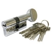 Цилиндровый механизм Vantage ZC80 (40Cx40) СР 5 ключей (хром)