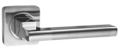 Ручка дверная RENZ 53-02 SC/CP "Рим" (хром матовый/хром блестящий)