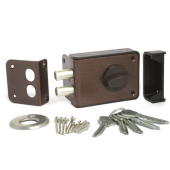 Замок накладной Зенит-ЗН-1-3-1 (медь) 