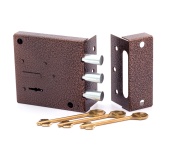 Замок накладной БИФ 030-1*3 (накладной ф14мм лат. ключ) Симеко