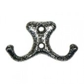 Крючок-вешалка №21 пол. серебро (100) мт