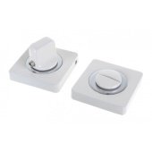 Завертка RENZ BK 02 W/CP (белый/хром блестящий)