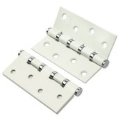 Петля RENZ 100-4BB FH W/CP (белый/хром блестящий)