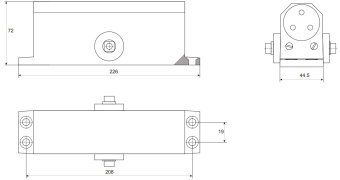 Доводчик дверной Apecs DC-20.5/1200/120-A1-SL