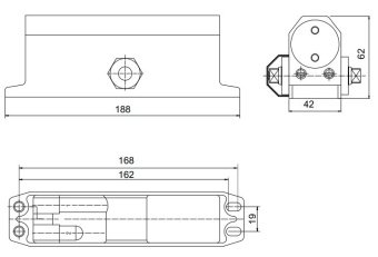 Доводчик дверной Apecs DC-20.4/1200/085/F-A2-W