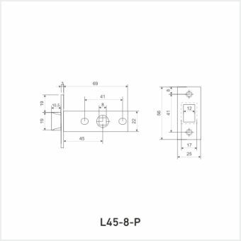 м